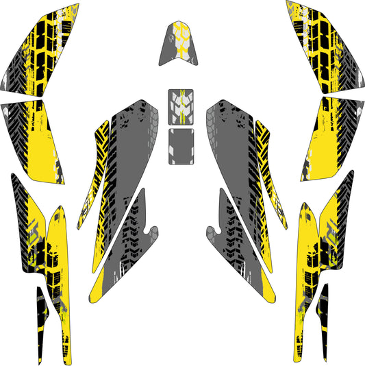 Dekorsatz yellow grey für Aeon Cobra
